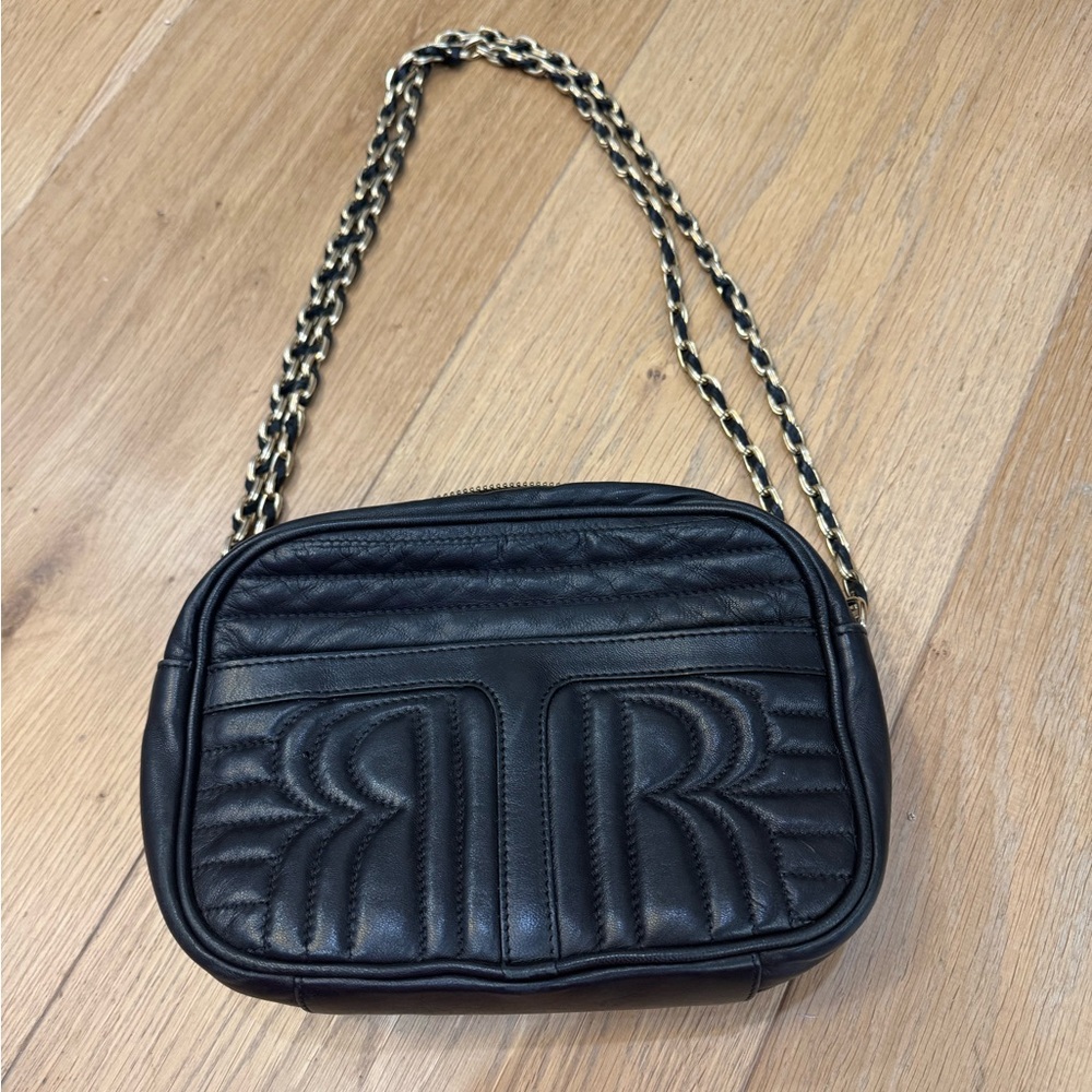 Rouje Micky Black Bag With Chain Strap